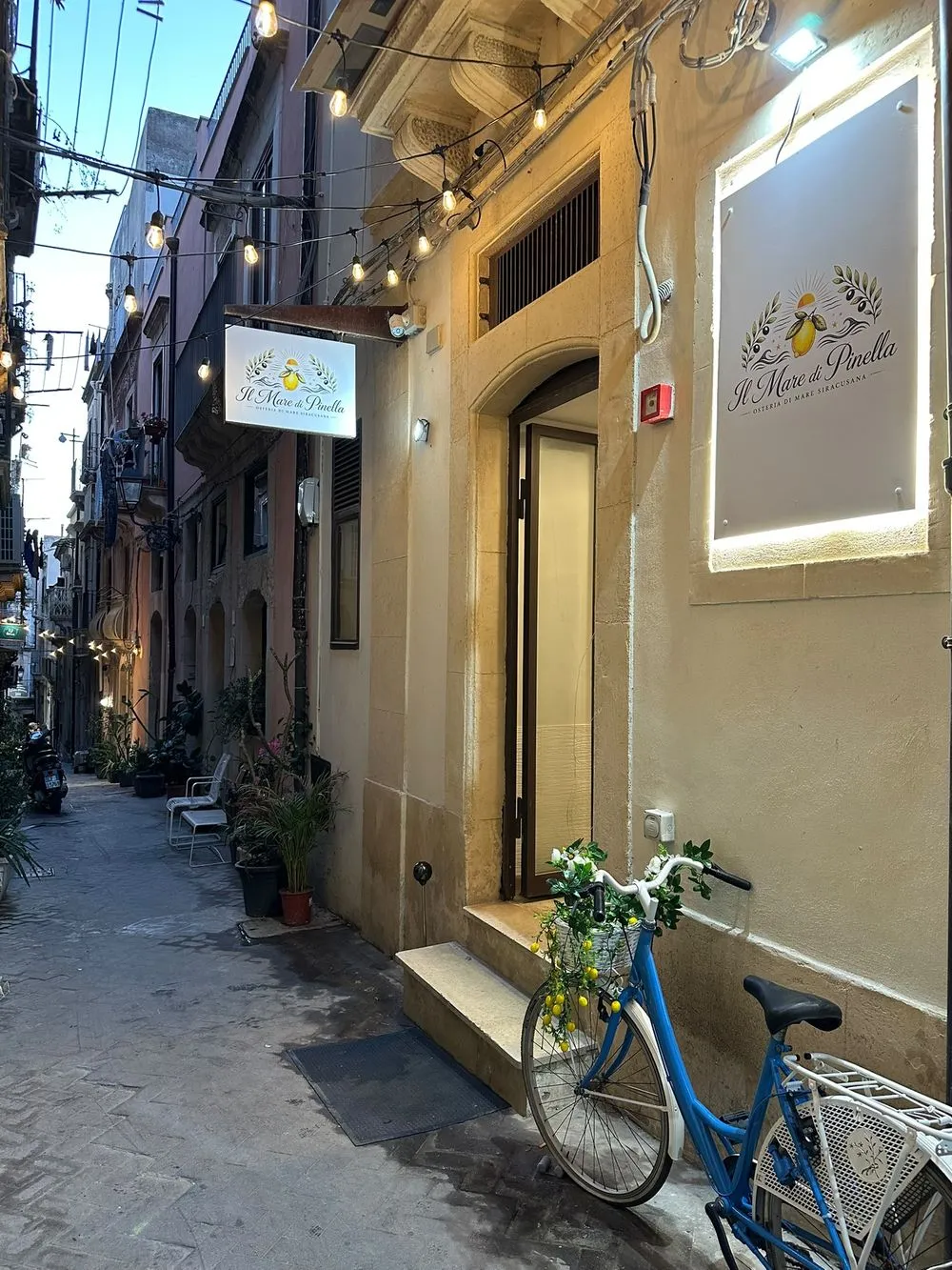 Esterno del ristorante Il Mare di Pinella
